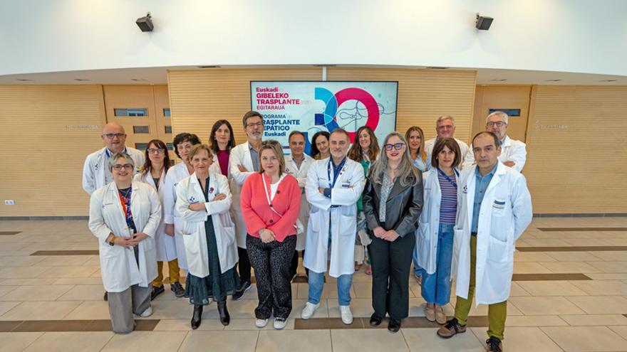 Se cumplen 30 años del primer trasplante hepático realizado en Osakidetza.