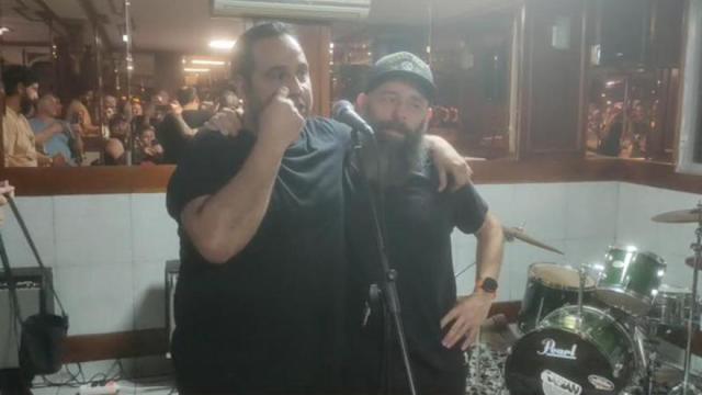 Maxi Pérez y Endika Altzelai. / Asier Zaldua Maxi Pérez y Endika Altzelai.