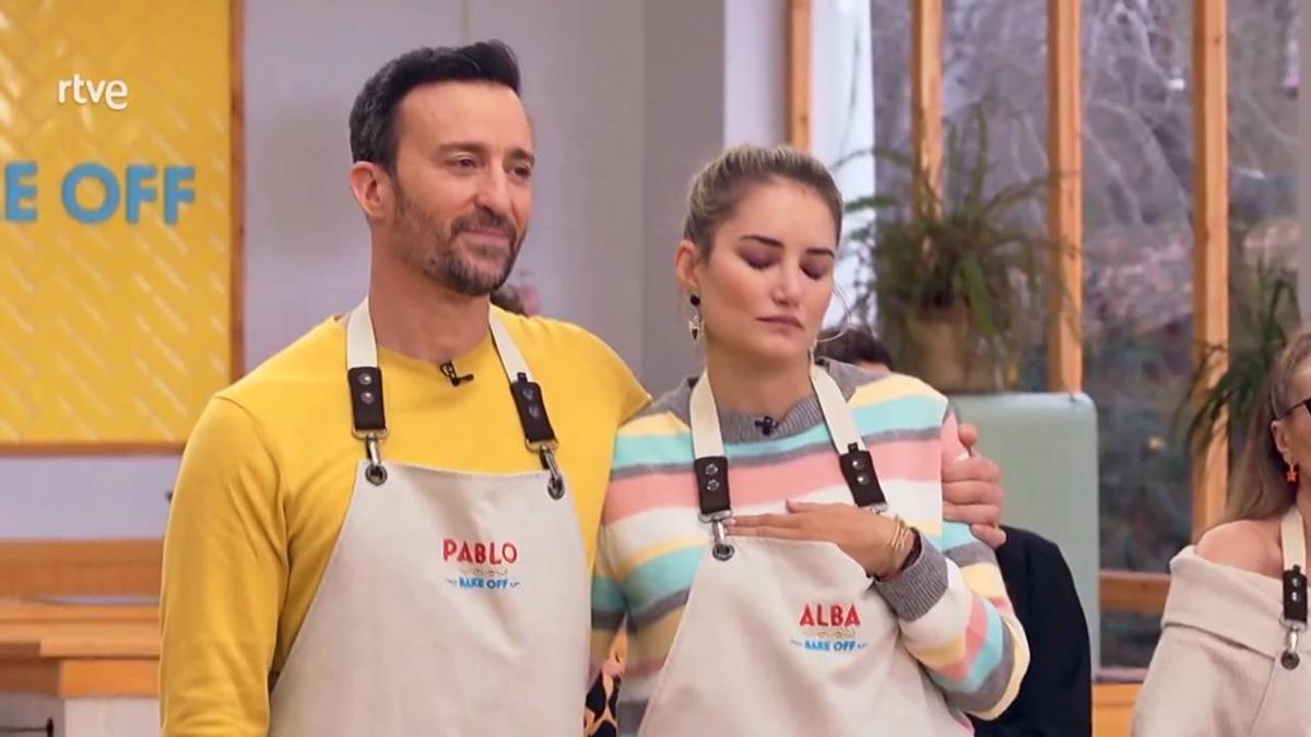 Pablo Puyol se enfrenta a Alba Carrillo a la expulsión en 'Bake Off'.