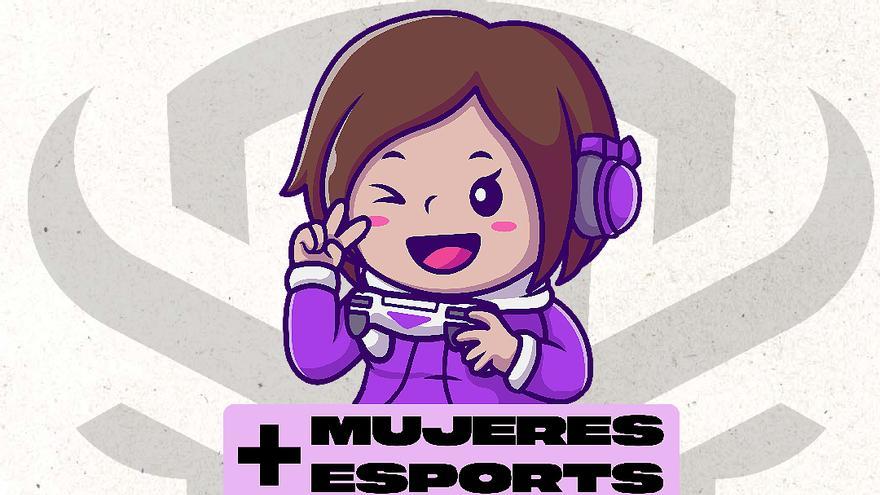 Cartel del evento 'Mas mujeres más esports'