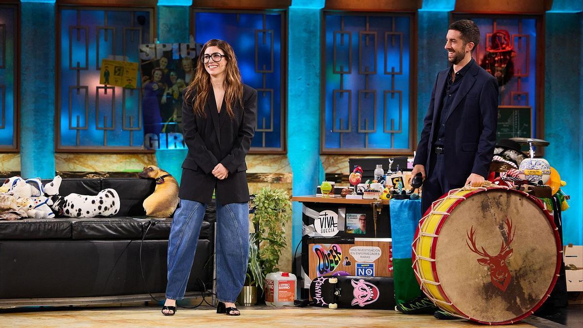 Blanca Suárez y David Broncano en 'La Revuelta'