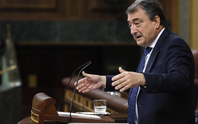 Aitor Esteban, este miércoles en el Congreso. / EFE Aitor Esteban, este miércoles en el Congreso.
