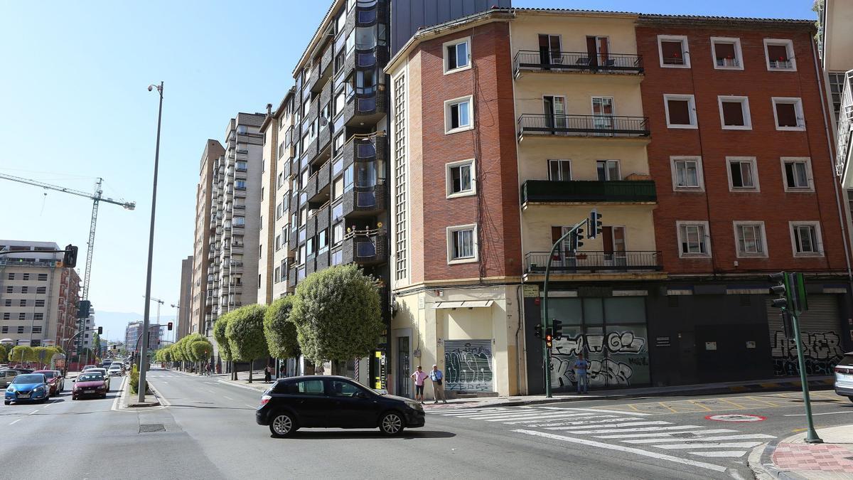 Edificio donde ha sido detenido el presunto autor del asesinato de la persona encontrada descuartizada en el pantano de Yesa | DNN, Javier Bergasa