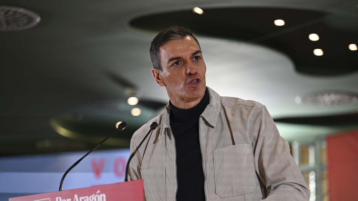 El presidente del Gobierno, Pedro Sánchez