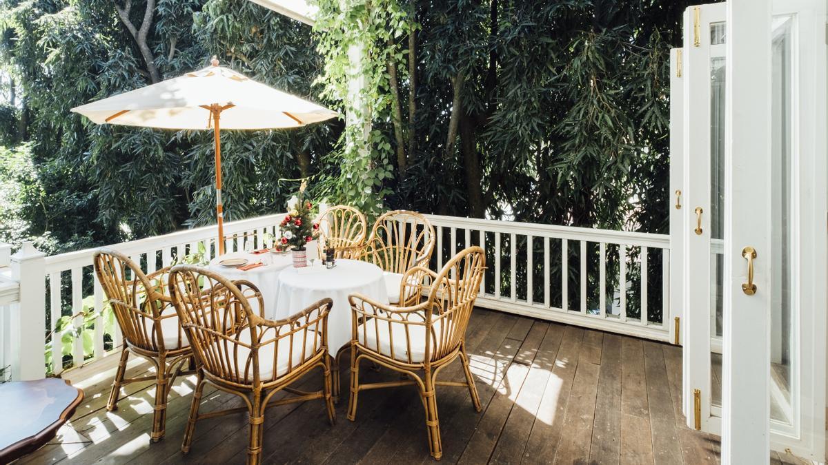 Terraza en exterior.