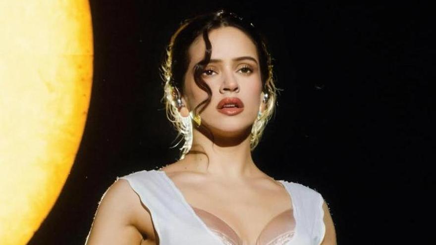 Rosalía, durante uno de sus últimos conciertos en Madrid.