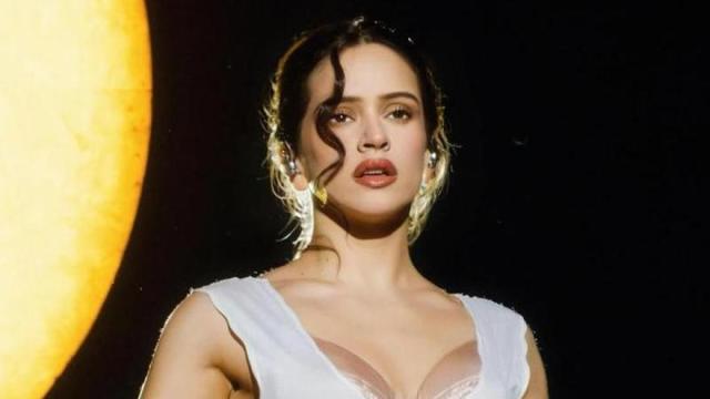 Rosalía, durante uno de sus últimos conciertos en Madrid.