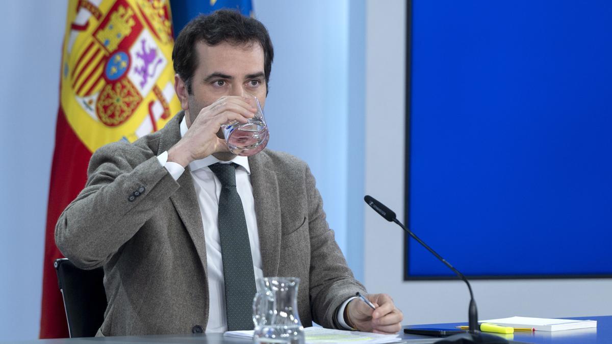 El ministro de Economía, Comercio y Empresa, Carlos Cuerpo.