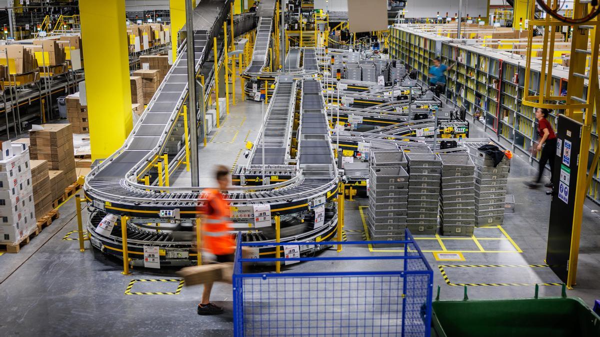 Centro logístico de Amazon Robotic en Illescas. Toledo