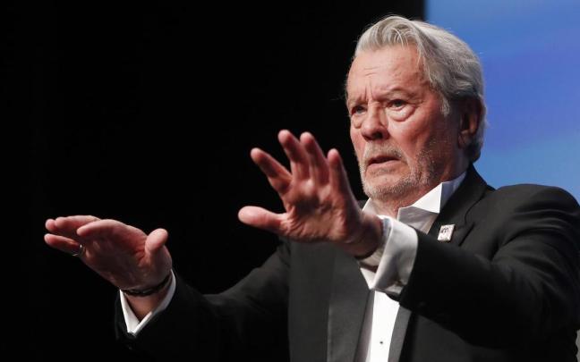 El actor francés Alain Delon.