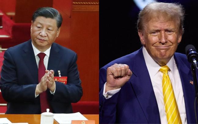 El presidente chino Xi Jinping y el presidente electo de Estados Unidos Donald Trump El presidente chino Xi Jinping y el presidente electo de Estados Unidos Donald Trump