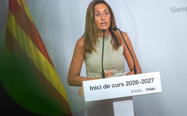 La consellera de Educación de la Generalitat de Catalunya, Esther Niubó.