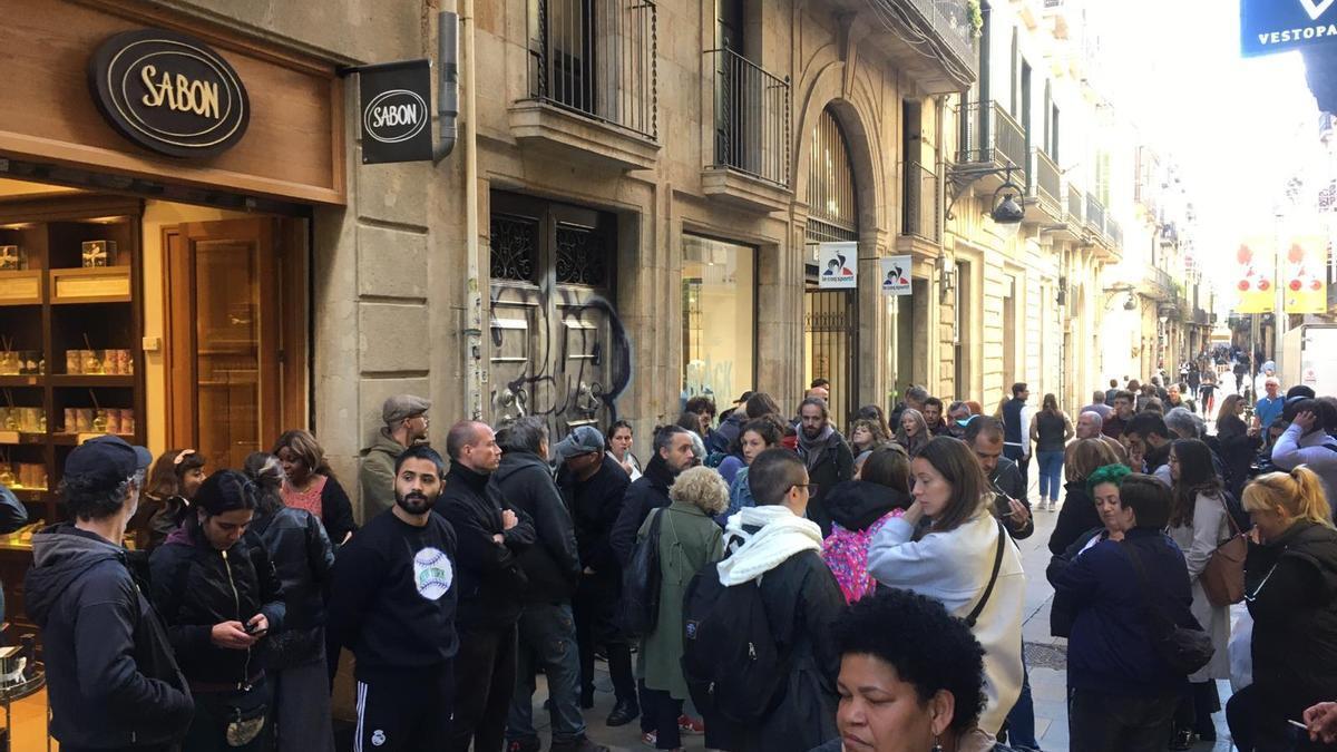 Un concentración el pasado para impedir un desahucio.