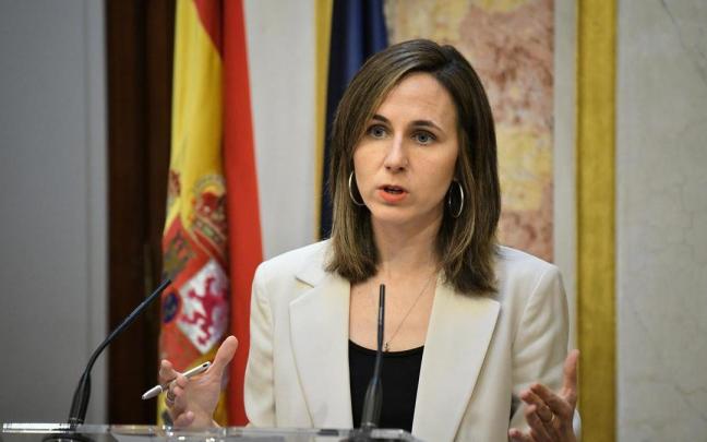 La secretaria general de Podemos y diputada, Ione Belarra durante su intervención en una sesión plenaria en el Congreso de los Diputados / EP La secretaria general de Podemos y diputada, Ione Belarra durante su intervención en una sesión plenaria en el Congreso de los Diputados