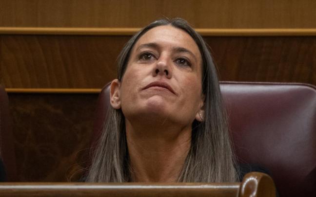 La diputada de Junts, Miriam Nogueras, en el Congreso de los Diputados.