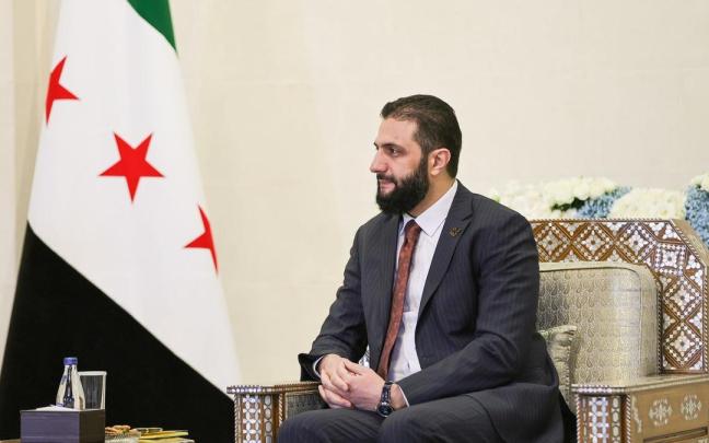 El nuevo líder de Siria, Al Sharaa, que ha cambiado su retórica yihadista, por un hombre de Estado.
