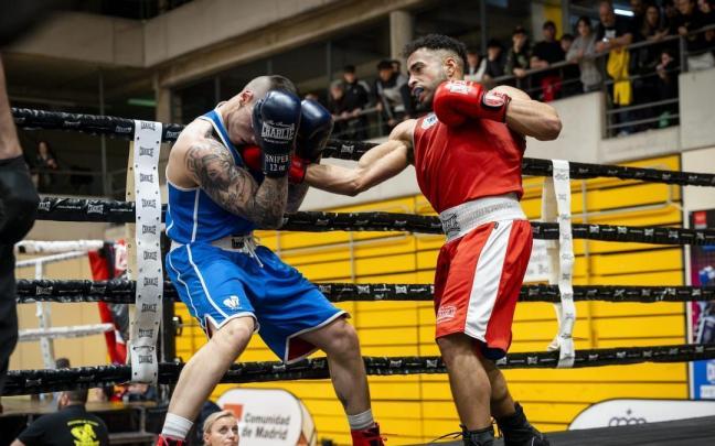 Rainel Ortega durante un combate
