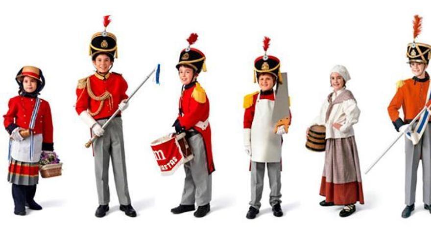 Traje de Aldapeta María Ikastetxea.