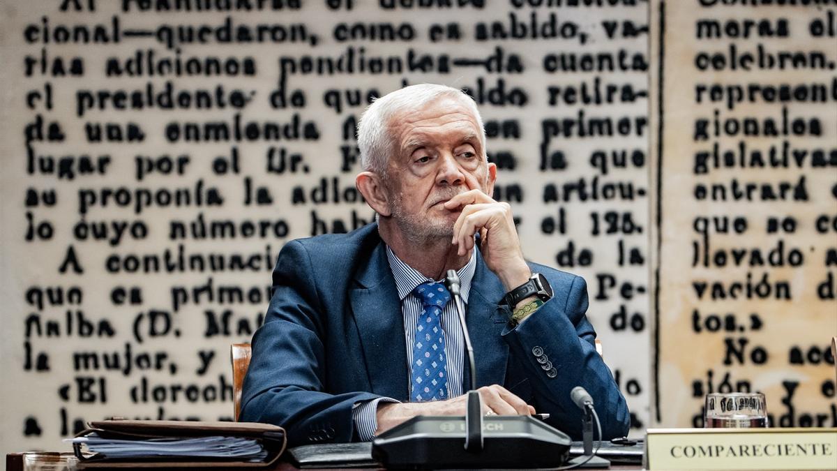 El Director Adjunto Operativo de la Guardia Civil, Manuel Llamas, durante su comparecencia en el Senado, a 17 de julio de 2026.