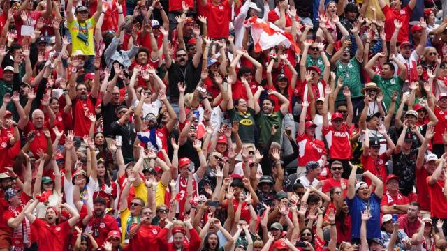 Aficionados en un partido del Mundial 2026