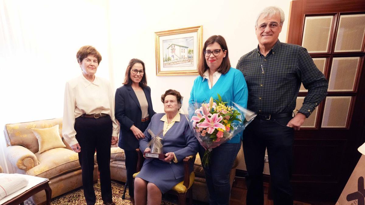 La vecina de Getxo Pruden Epelde cumple cien años