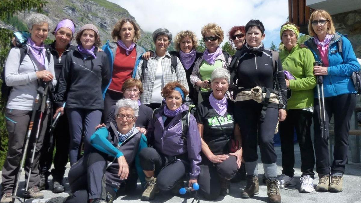 En estos cerca de 40 años de andadura han completado rutas y ascensiones como la que les llevó a los Alpes Suizos en 2012.