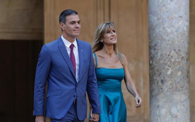 Pedro Sánchez y Begoña Gómez.