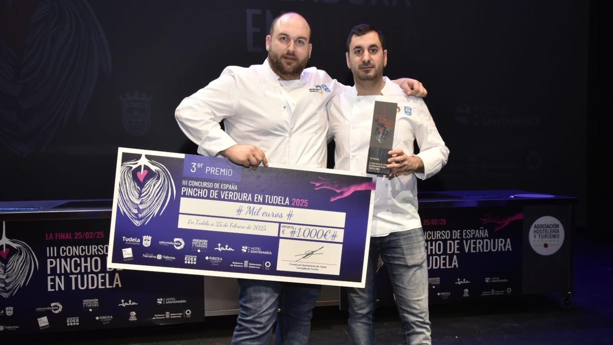 El tercer premiado fue Sergio Lerga Arteta, chef del restaurante Ayres del Soto, de Pamplona.