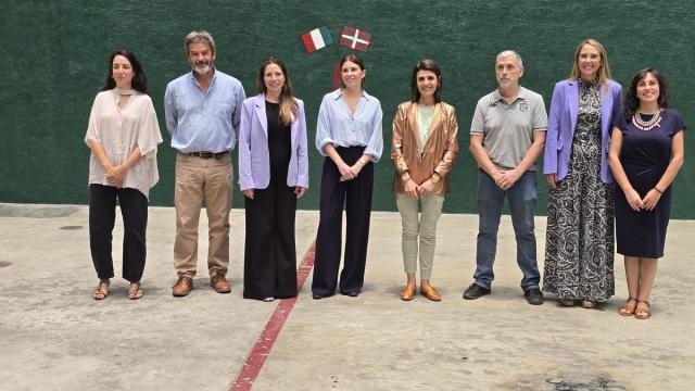 La delegación vasca durante su visita a Ciudad de México.