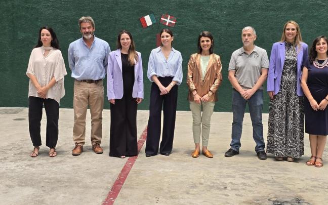 La delegación vasca durante su visita a Ciudad de México.