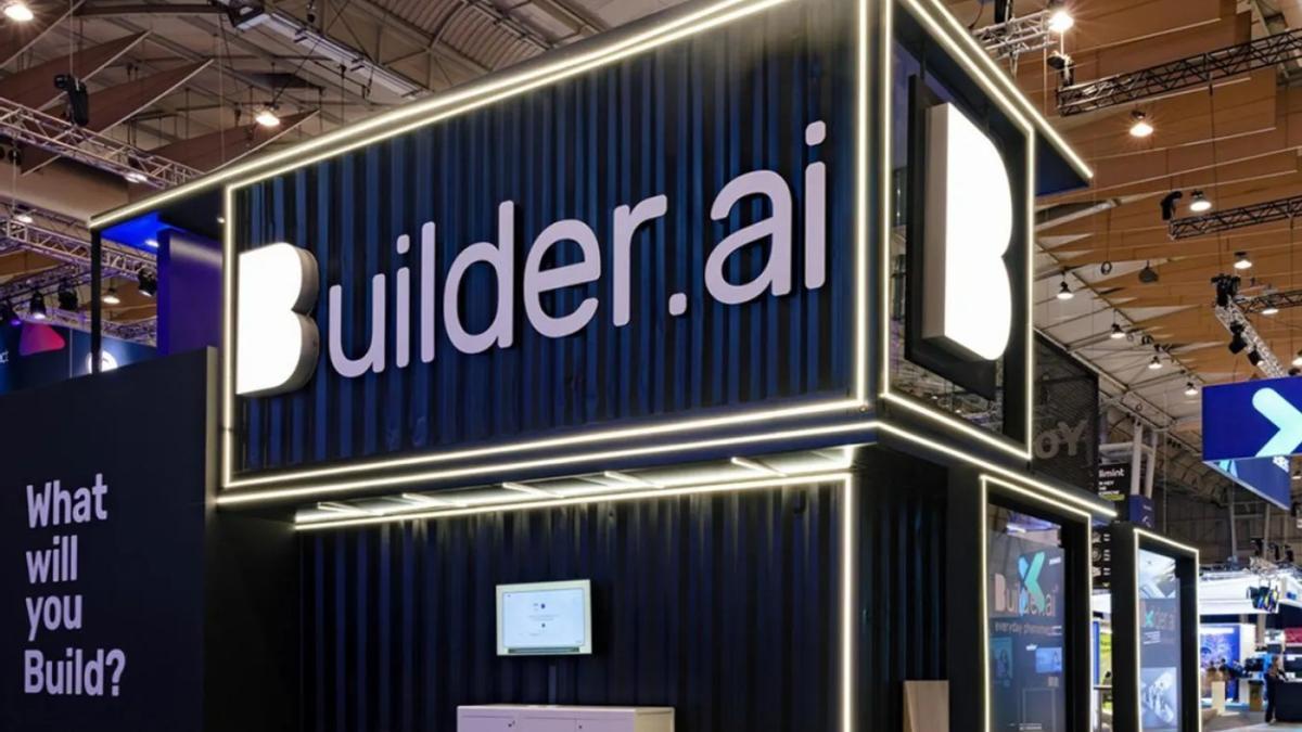 Un estand de Builder.ai.