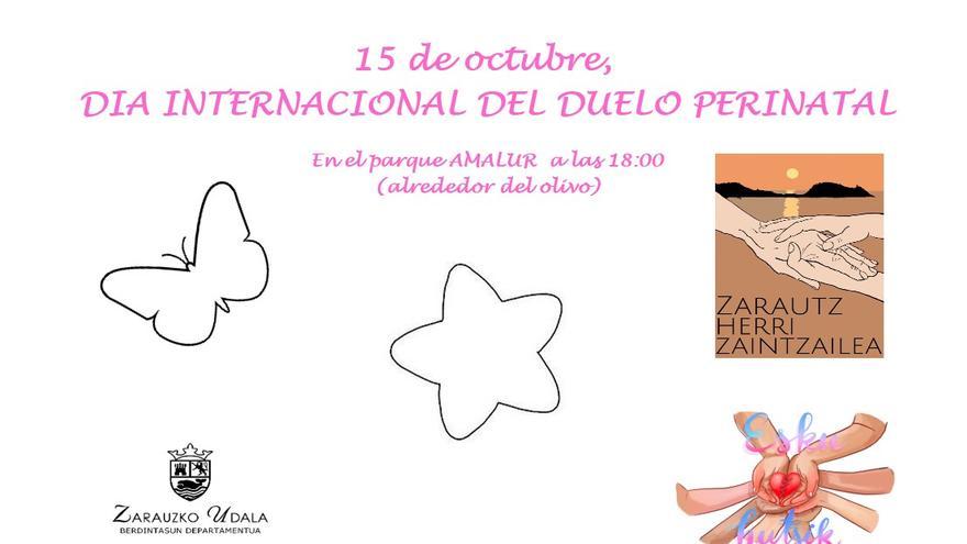 Cartel del encuentro de este miércoles en Zarautz.