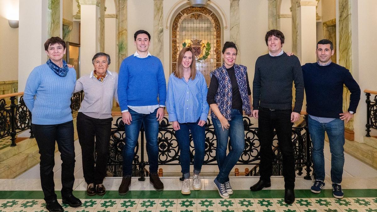 Representantes del grupo municipal de EAJ/PNV en el consistorio armero.