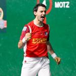 Altuna III-Aranguren vencen a Peña II-Albisu en Tolosa en la quinta jornada del Parejas de Primera.