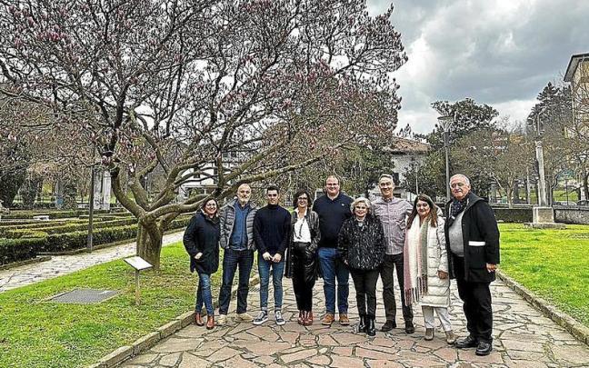 El equipo de Gobierno del Ayuntamiento de Laudio.