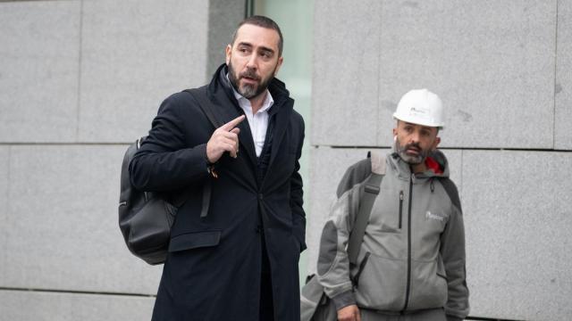 El empresario Víctor de Aldama, a su llegada a la Audiencia Nacional.