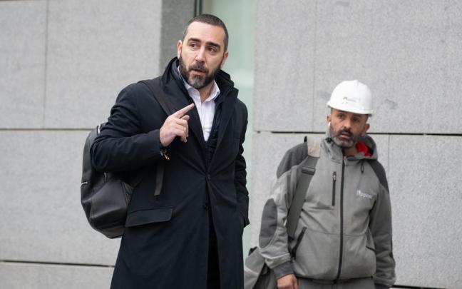 El empresario Víctor de Aldama, a su llegada a la Audiencia Nacional.