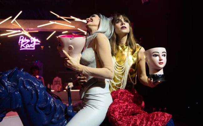 Escena de la obra de teatro 'Las amargas lágrimas de Petra Von Kant'.