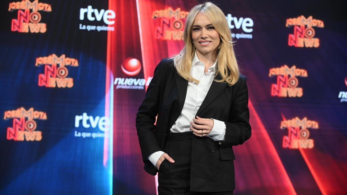 Patricia Conde posa durante la presentación de ‘José Mota No News’.