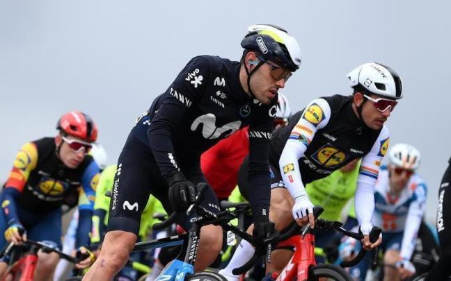 Jon Barrenetxea, en una imagen de la París-Niza.