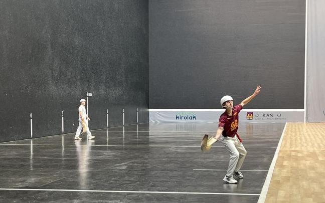 Los jóvenes puntistas en el torneo durangarra
