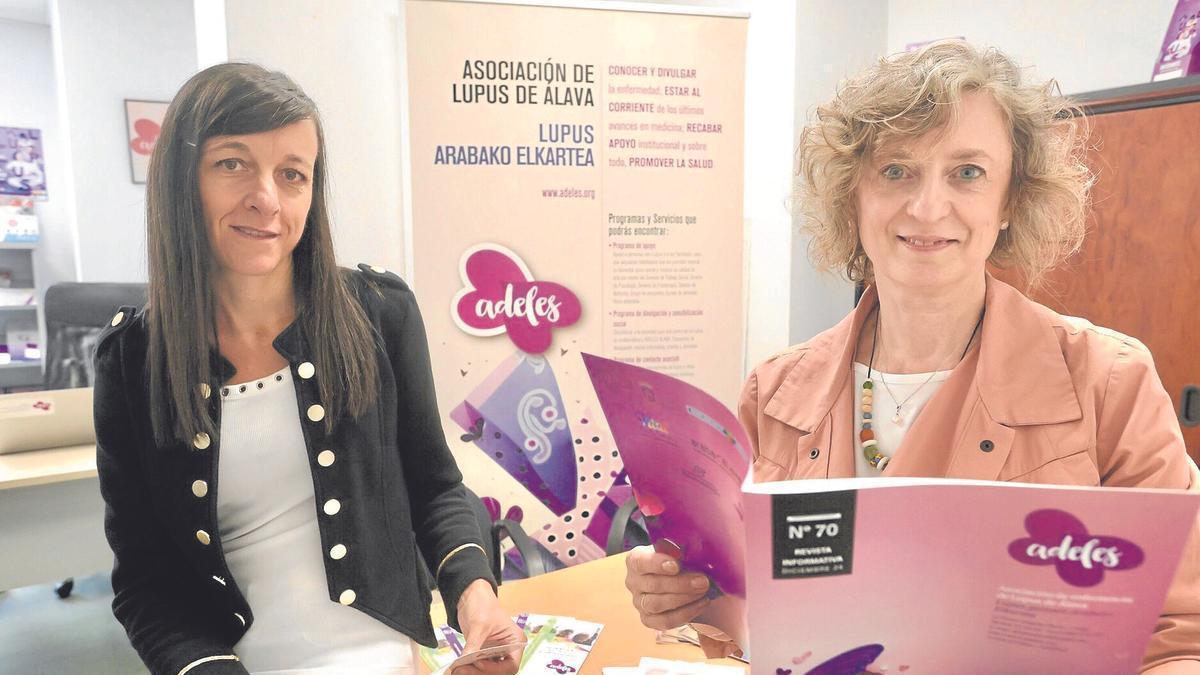 Mari Mar García y Sagrario Mesonero.