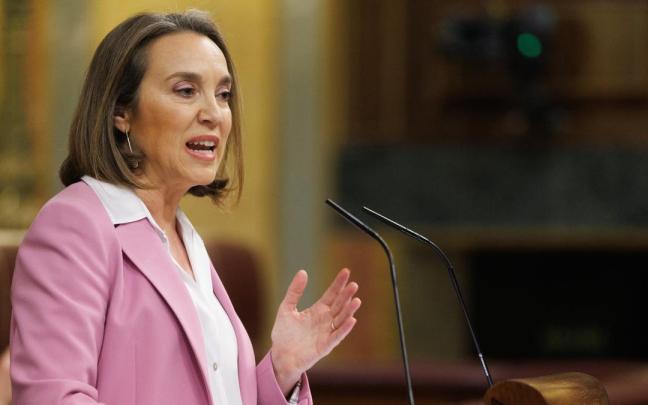La portavoz del PP en el Congreso, Cuca Gamarra.