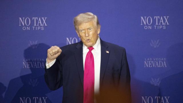 Trump, durante un evento en un hotel de Las Vegas.