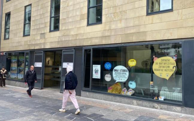 Exteriorr del Servicio de Atención Ciudadana de Zarautz.