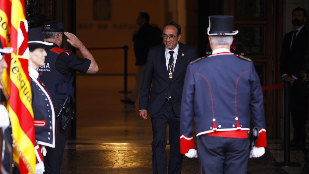 El nuevo presidente del Parlament, Josep Rull.