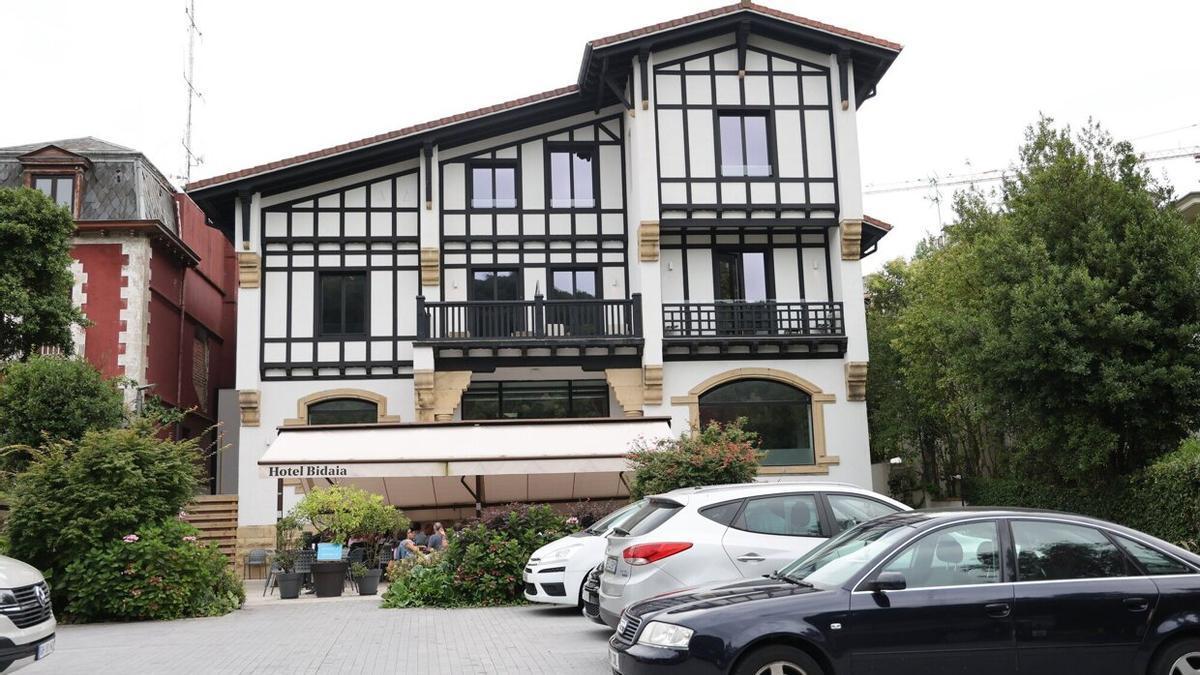 Hotel Bidaia de Ategorrieta, ubicado en una antigua villa.