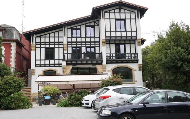 Hotel Bidaia de Ategorrieta, ubicado en una antigua villa.