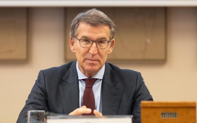 El presidente del PP, Alberto Núñez Feijóo.