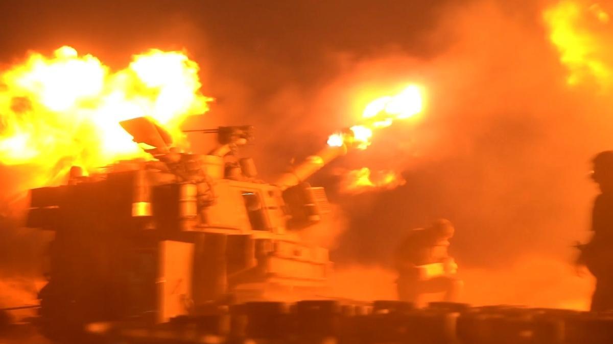 Imagen del Ejército israelí en Gaza.